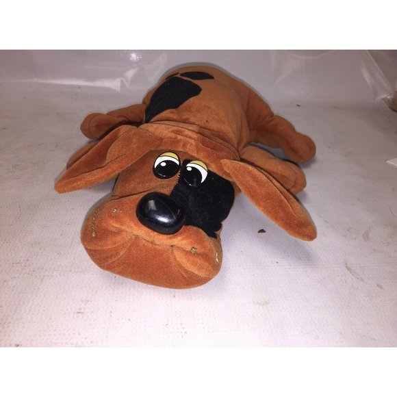 Pair of POUND PUPPIES  1985 Classic 18" Dog & 6" Puppy Plush Spots - Picture 4 of 11